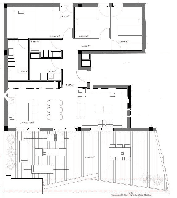 Penthouse à Vente à Ontinyent