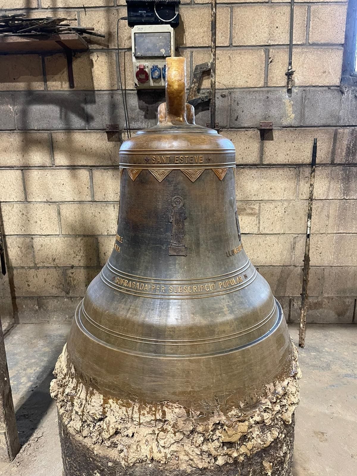 Este es el diseño de la futura campana de la Ermita de Sant Esteve de Ontinyent