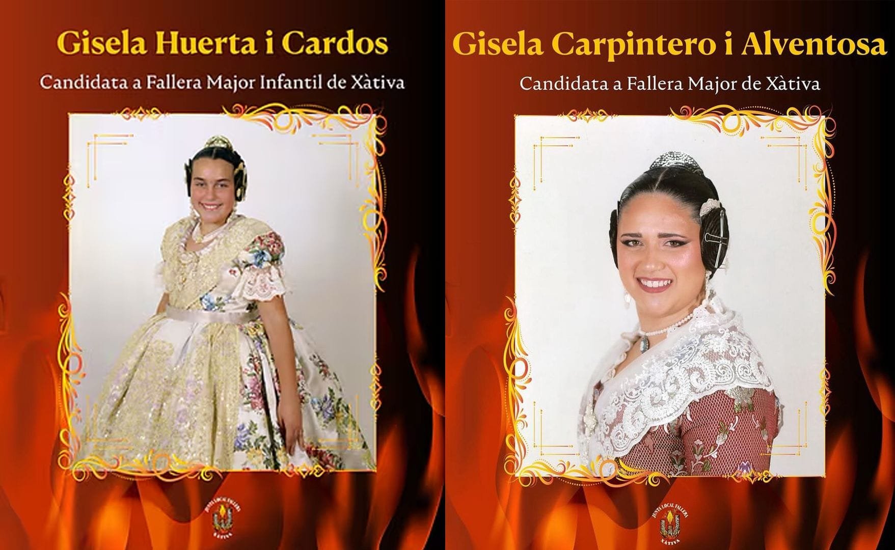 Xàtiva ya conoce a sus Falleras Mayores 2025