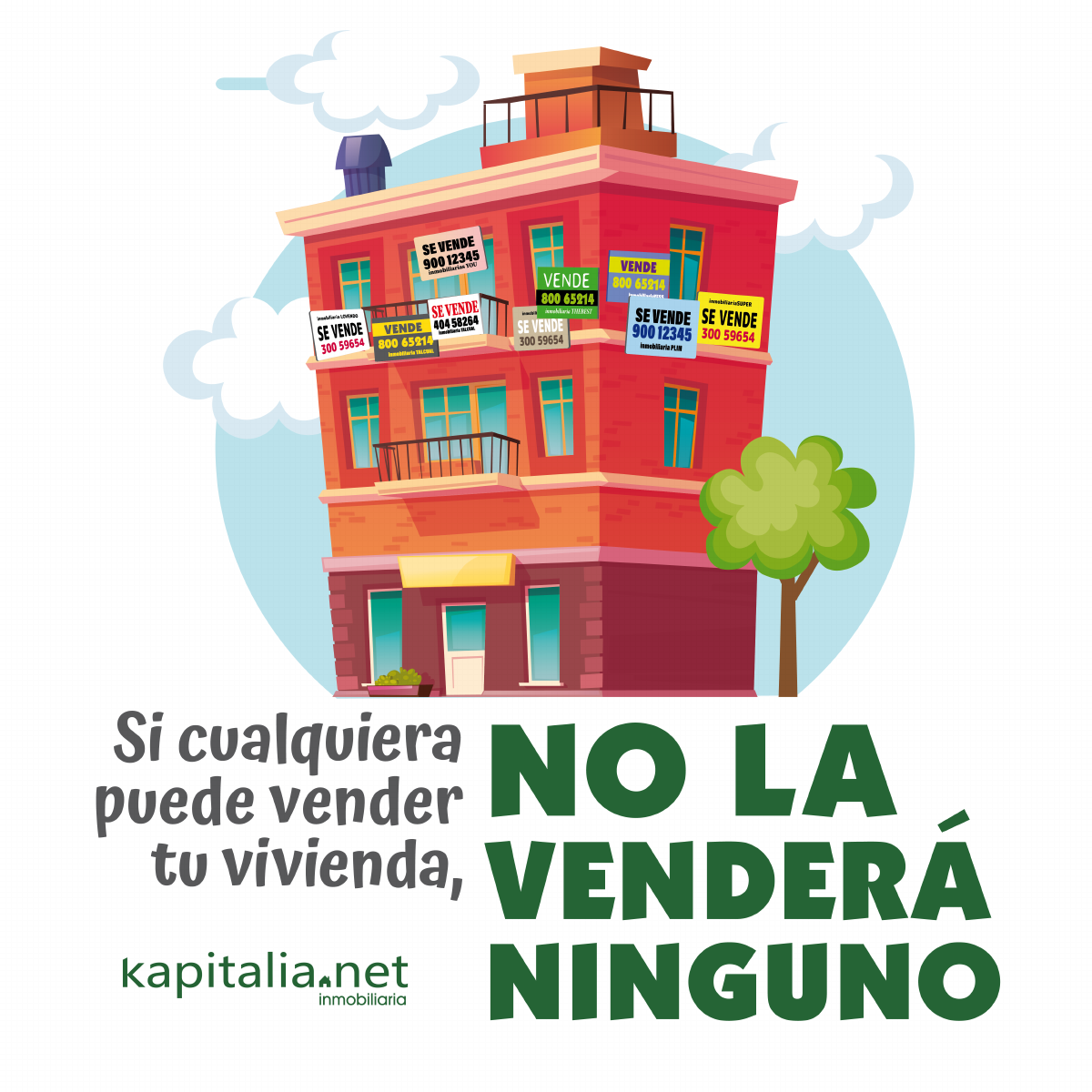 Cartel Se Vende para Inmobiliarias - ¡Vende tu inmueble ya!