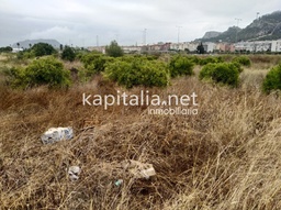 Urban land for sale in Xátiva, R-6 Pereres area.